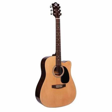 Gb&A EQ Acoustic guitar natural wood